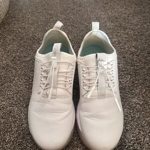 Elegant White Women's Sneakers